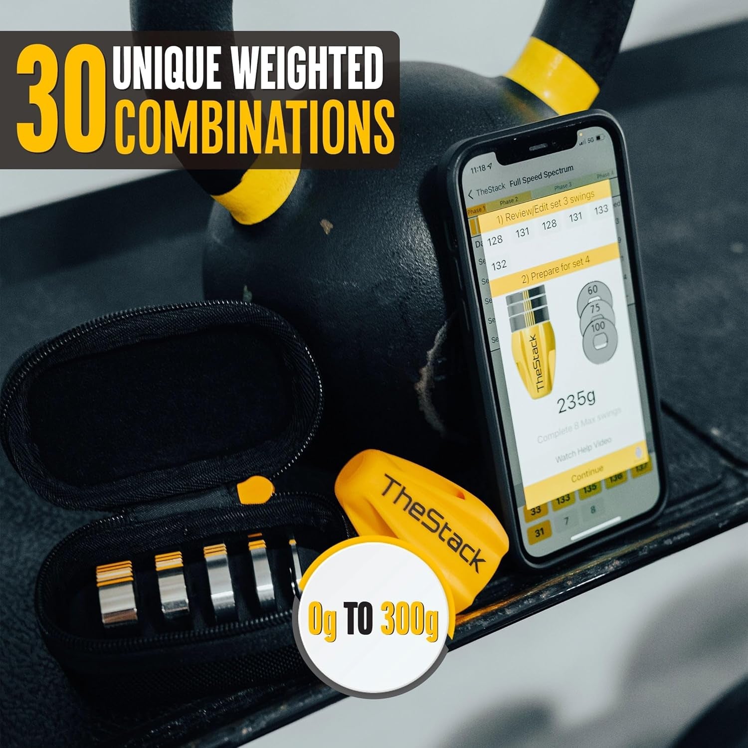 Thestack™ | Golf Swing Speed Trainer | Weighted Golf Training Aid | Golf Swing Trainer Golf Swing Training Aid | Golf Trainer Practice for Men and Women